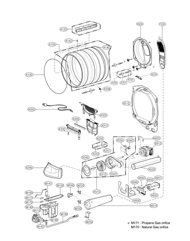 Drum and motor assembly