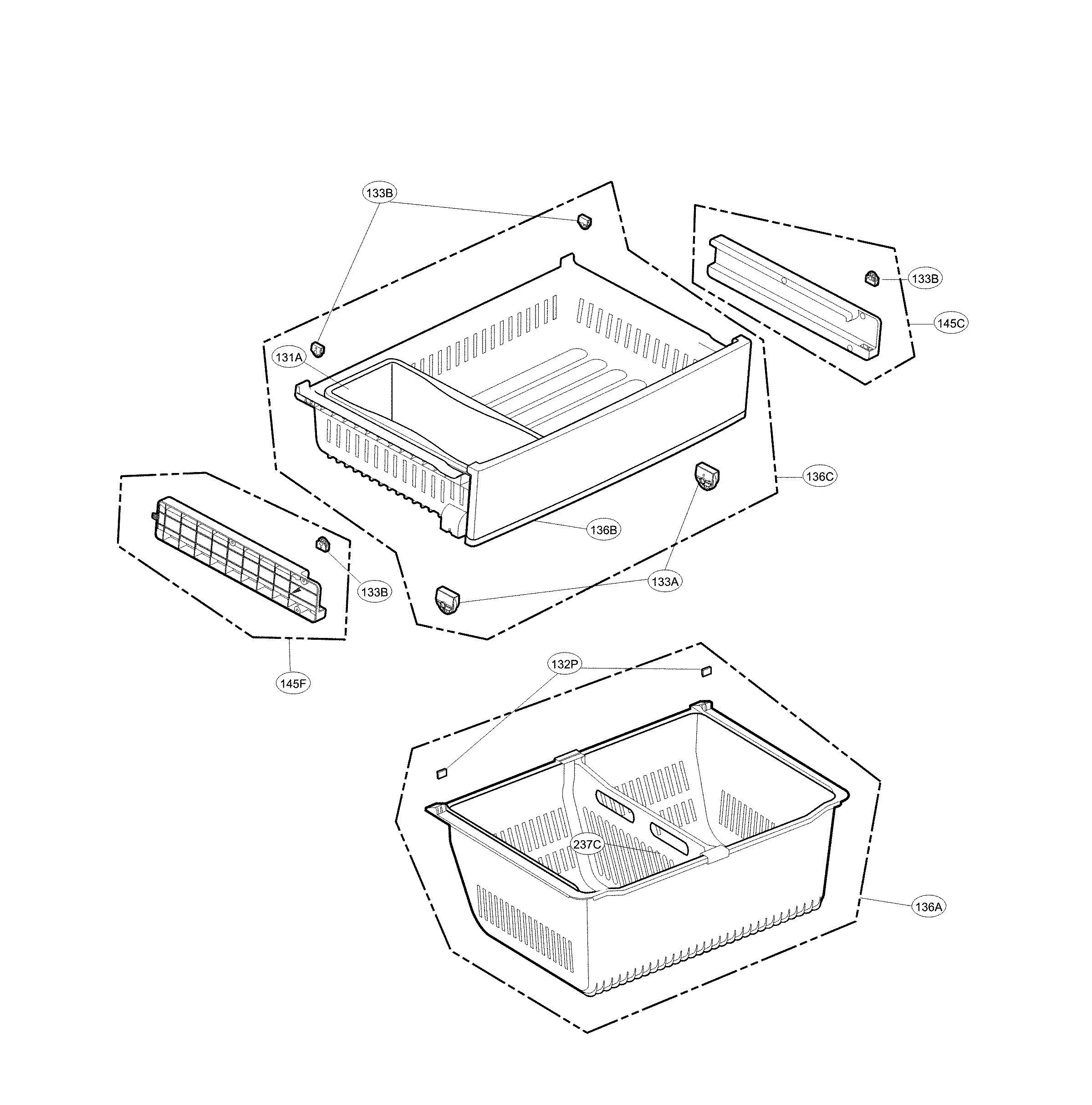 Freezer parts