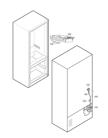 Water and icemaker parts