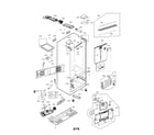 LG LFXS28968D/00 case parts diagram