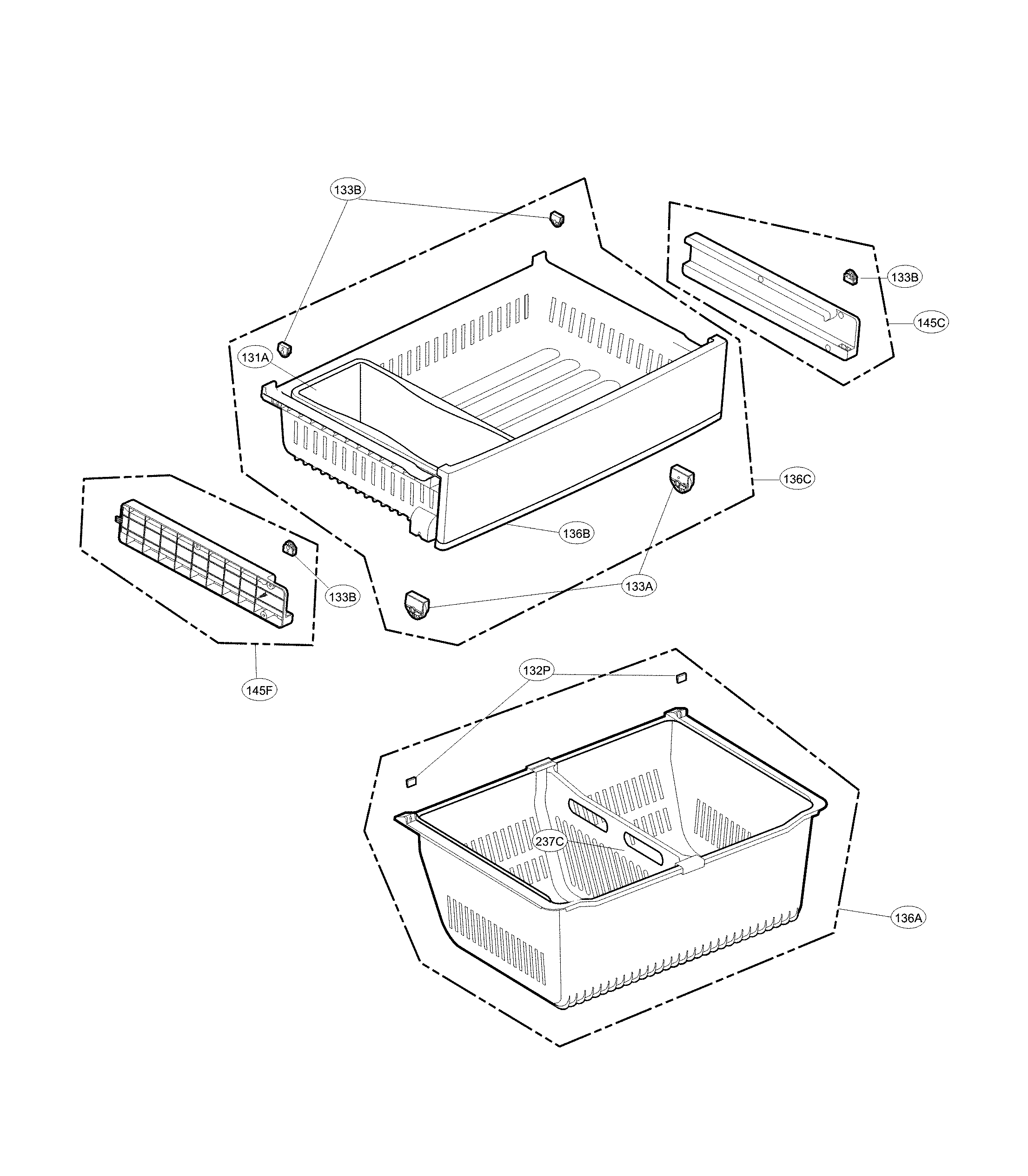 Freezer parts