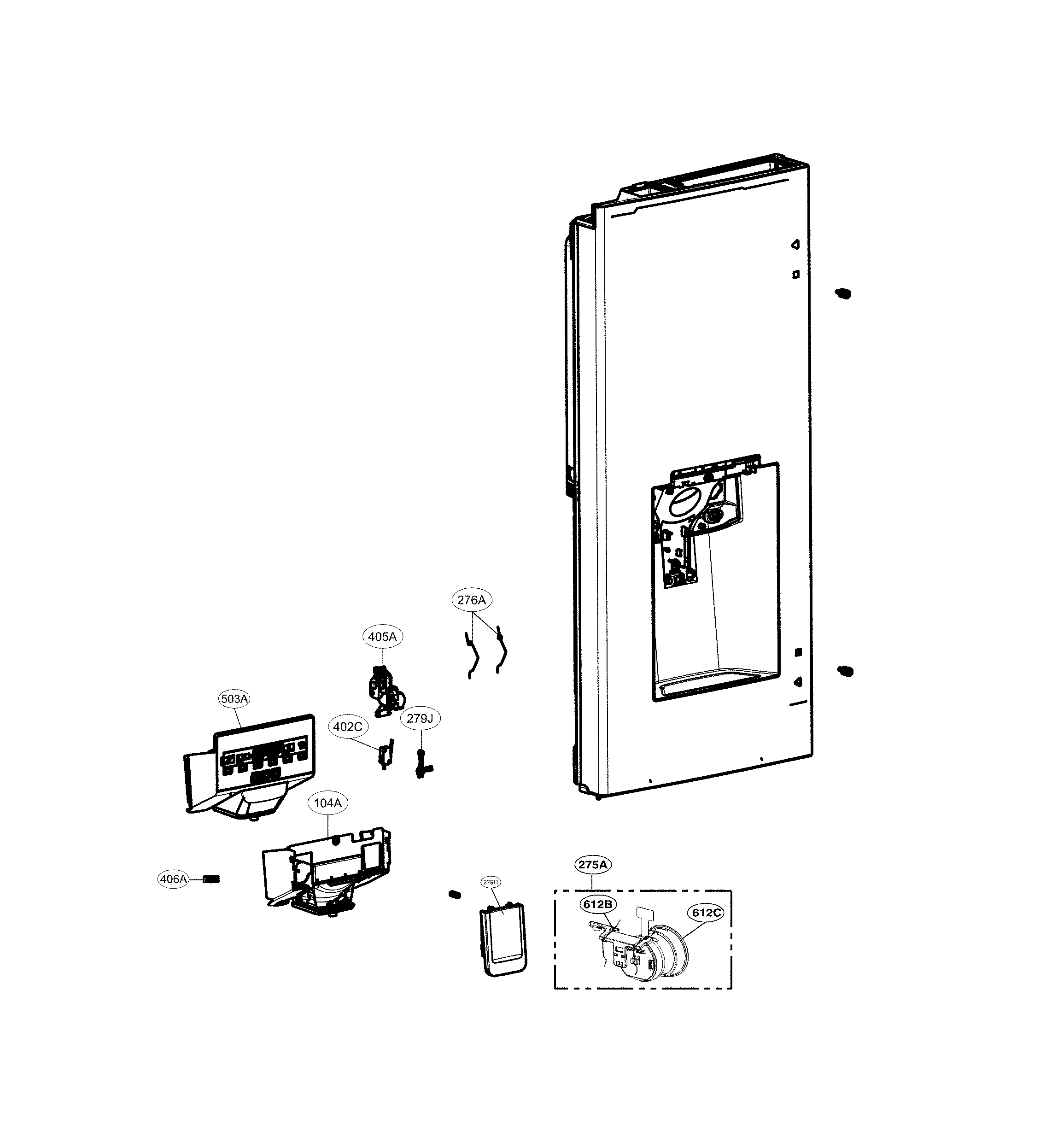 DISPENSER PARTS