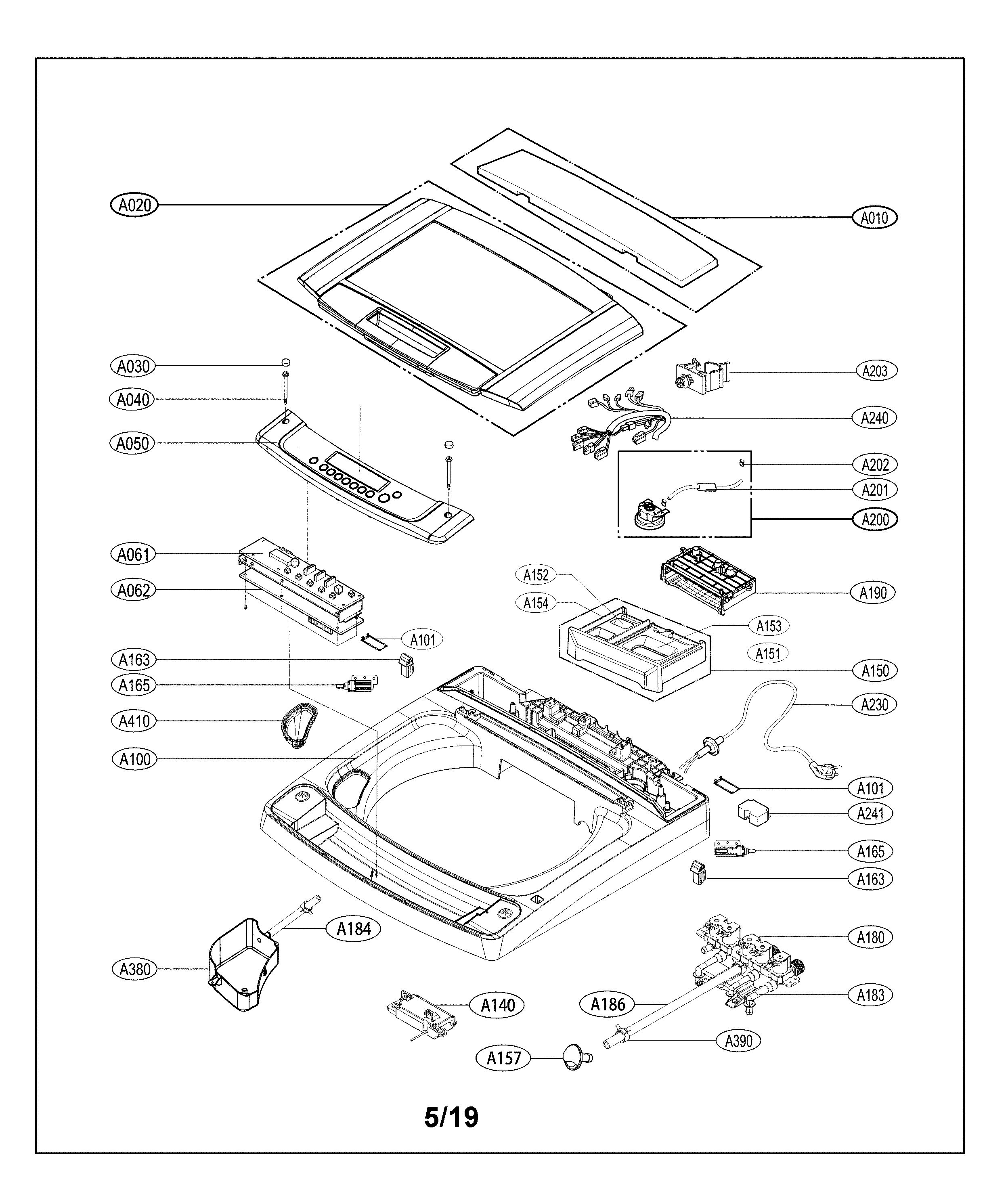 TOP, LID AND CONTROLS