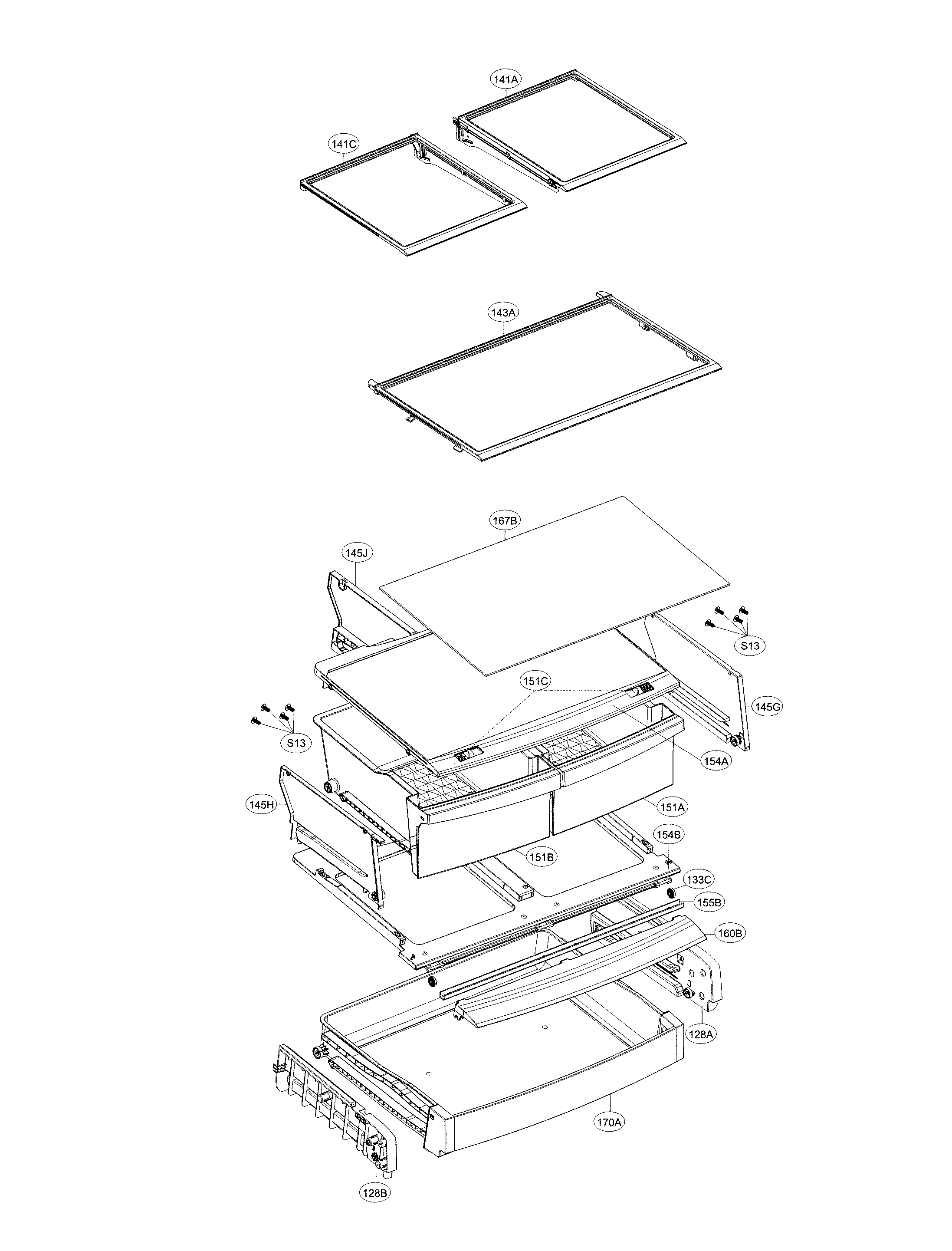 Refrigerator parts