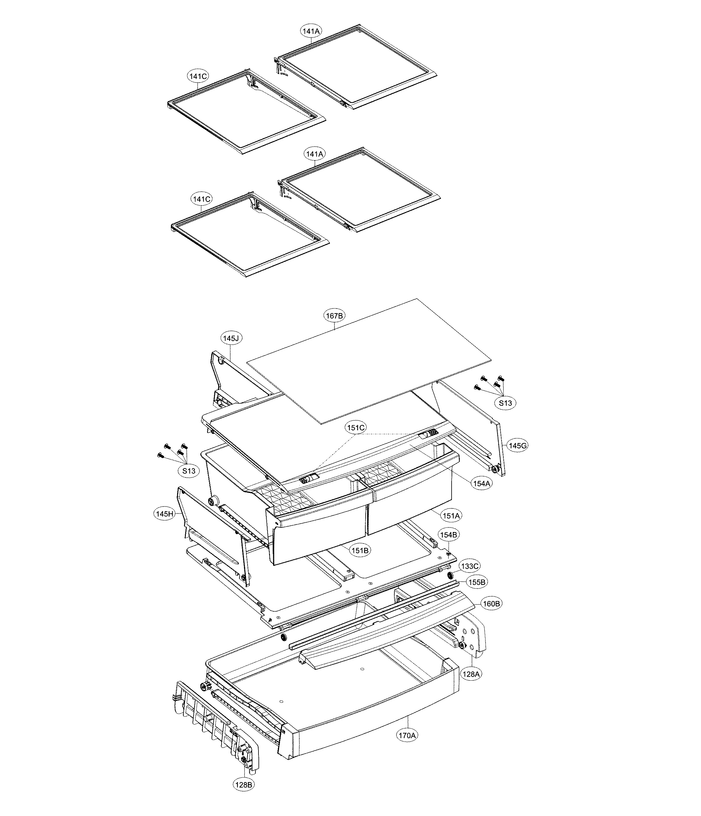 Refrigerator parts