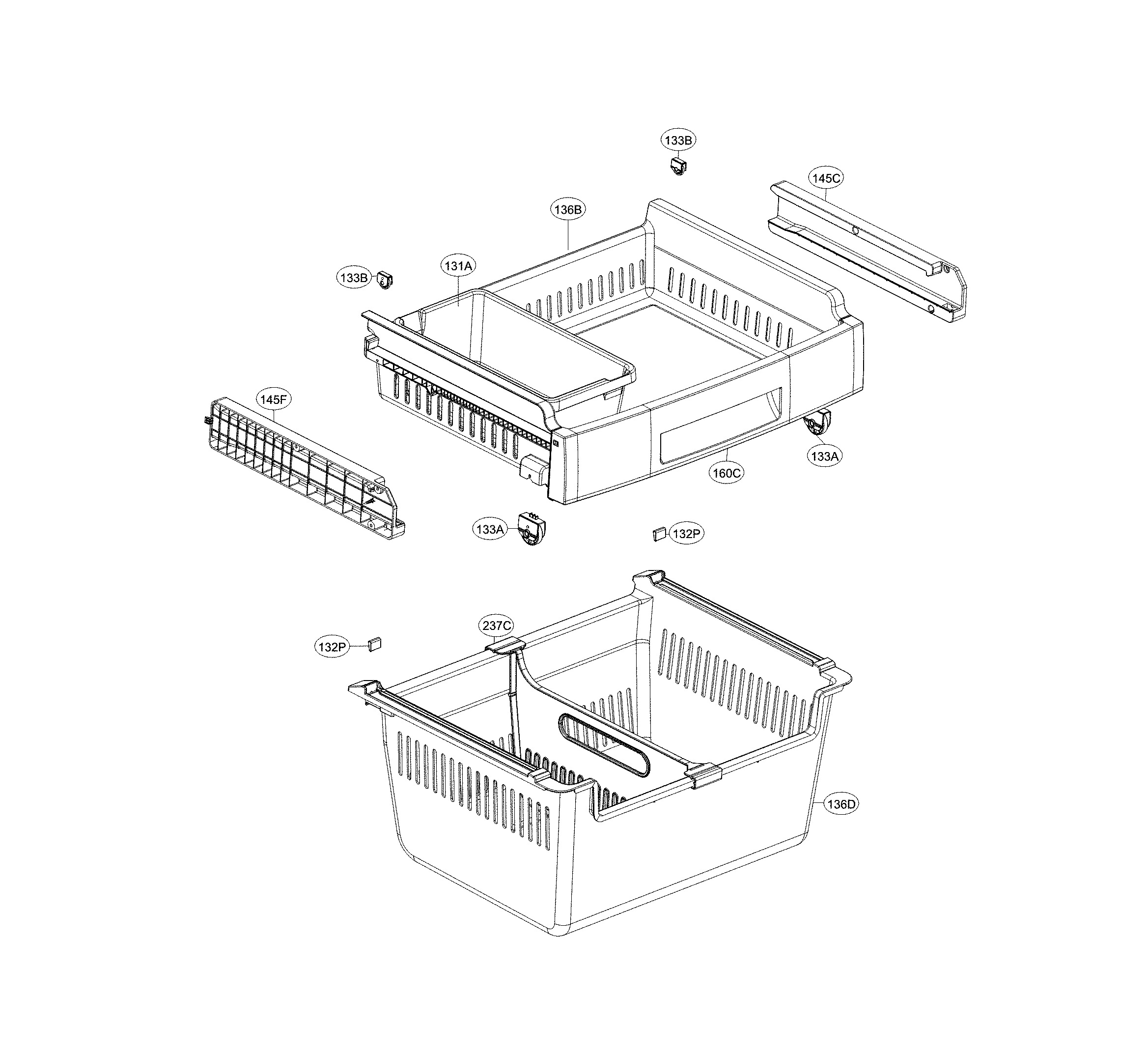 Freezer parts