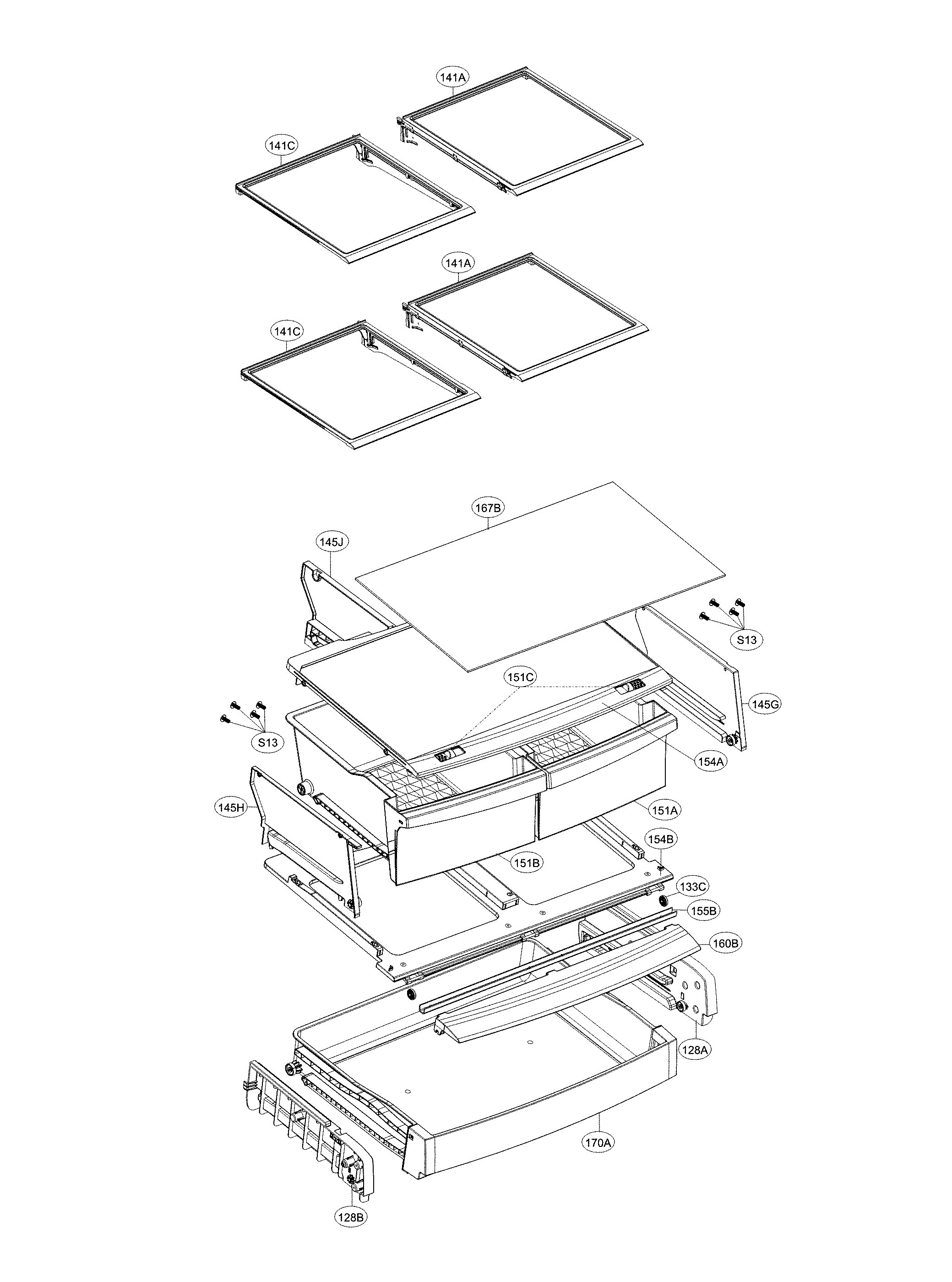 Refrigerator parts