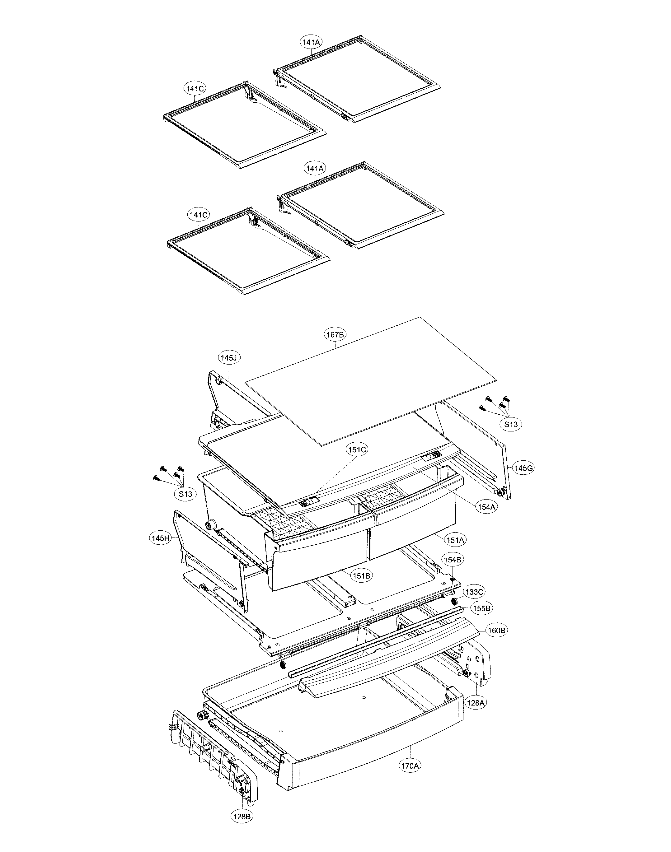 Refrigerator parts