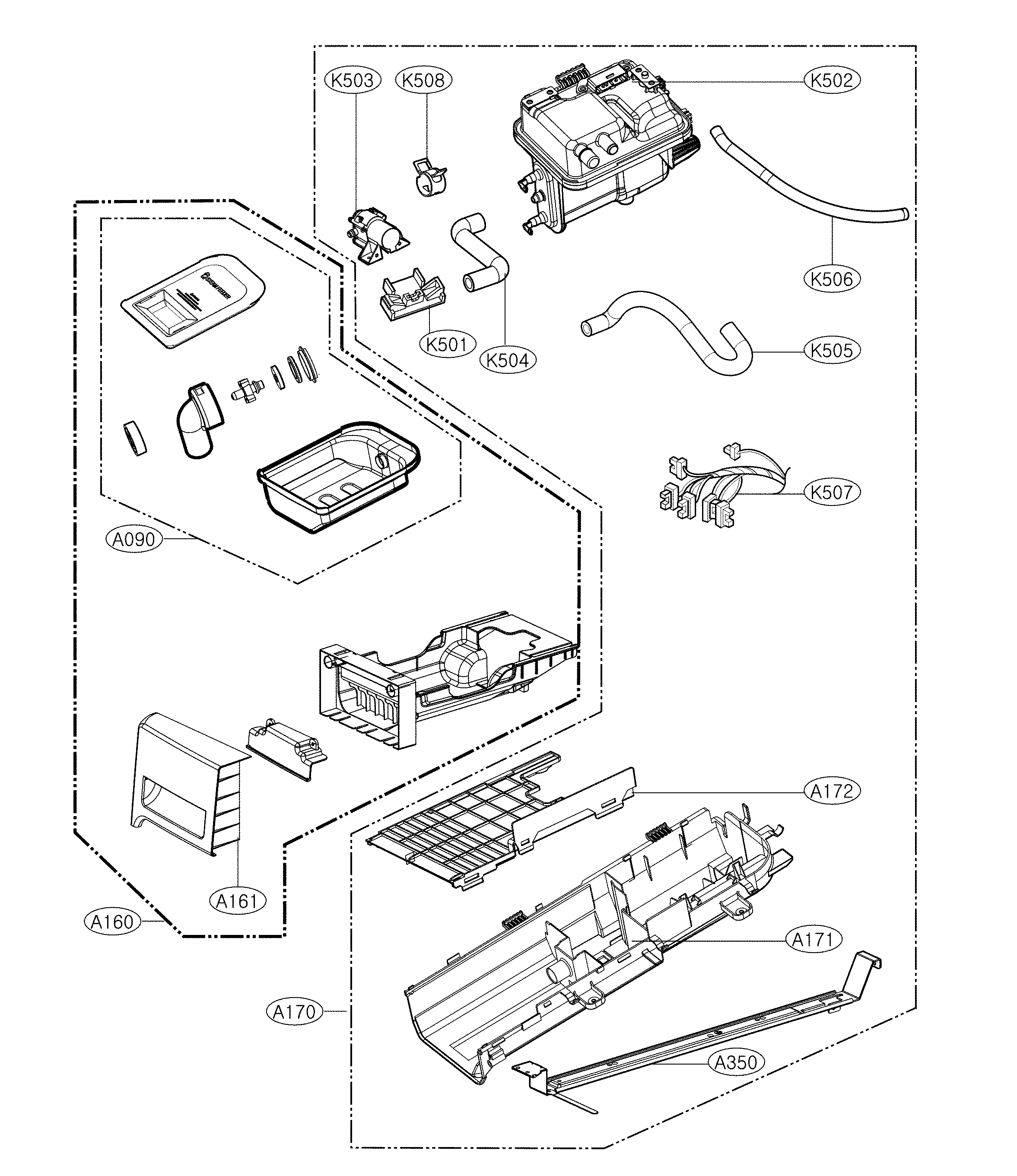 PANEL DRAWER PARTS