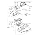 Kenmore Elite 79691722000 panel drawer parts diagram