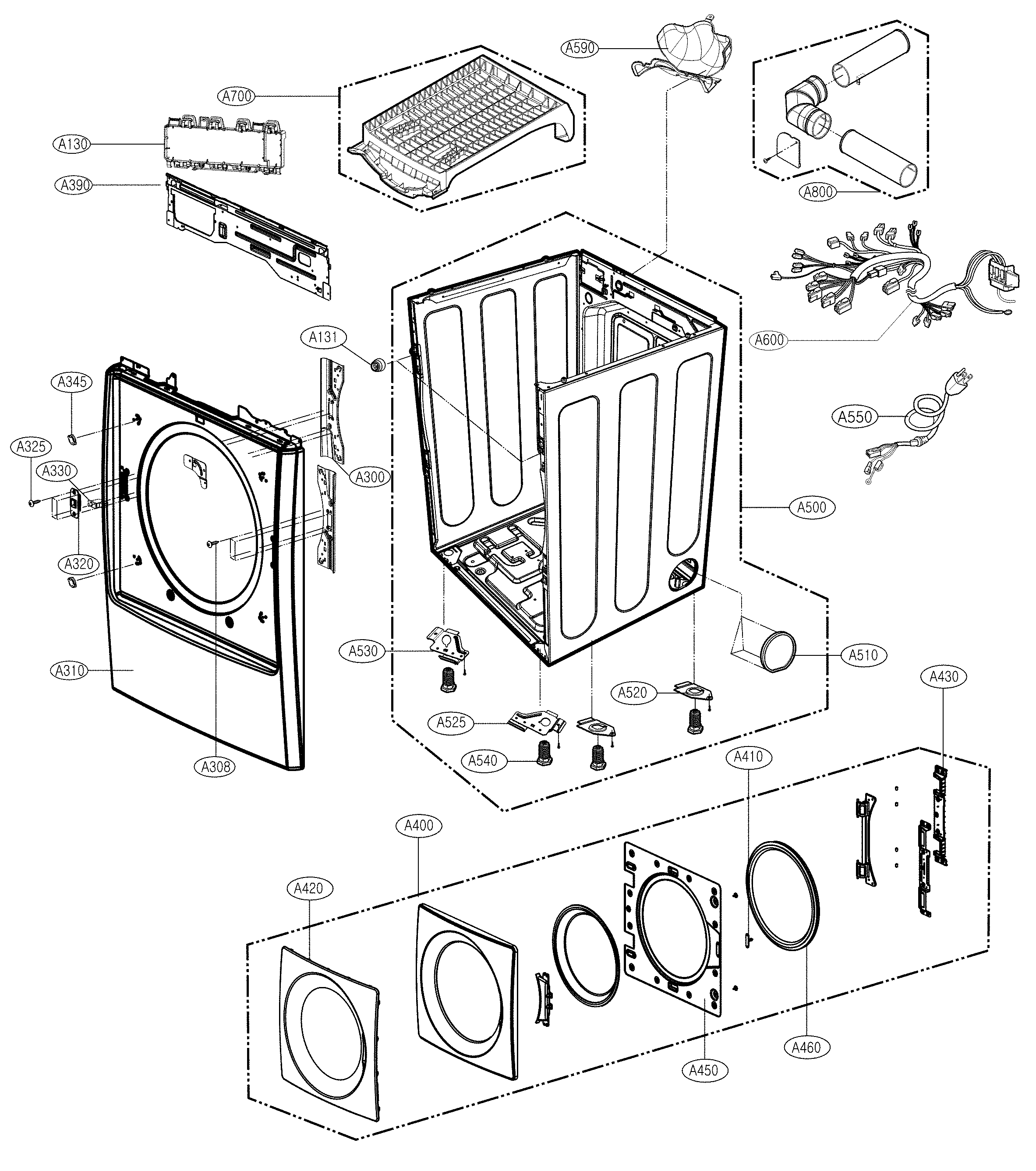 CABINET AND DOOR PARTS