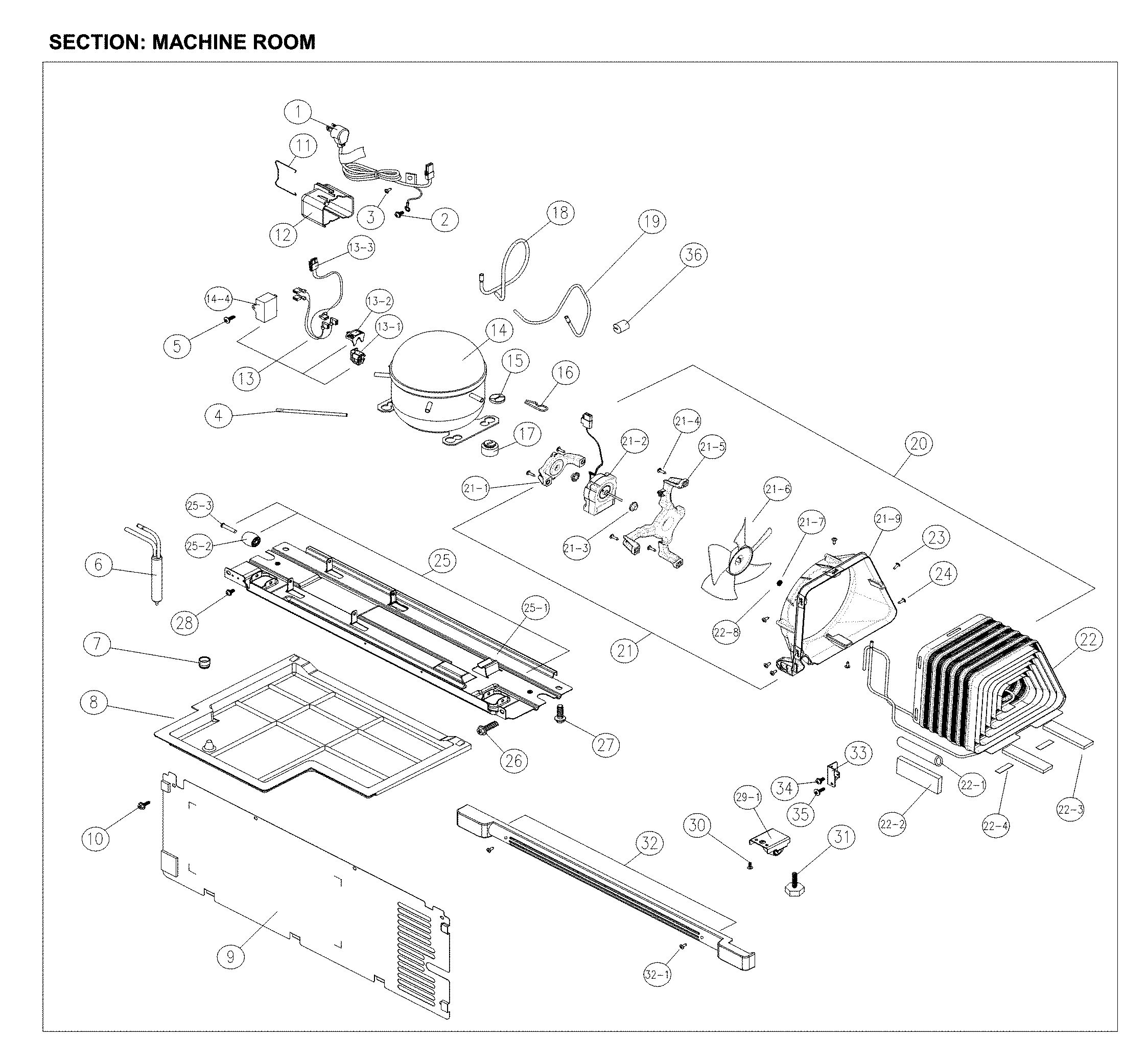 Machine/compressor room