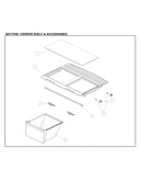Crisper shelf and accessories