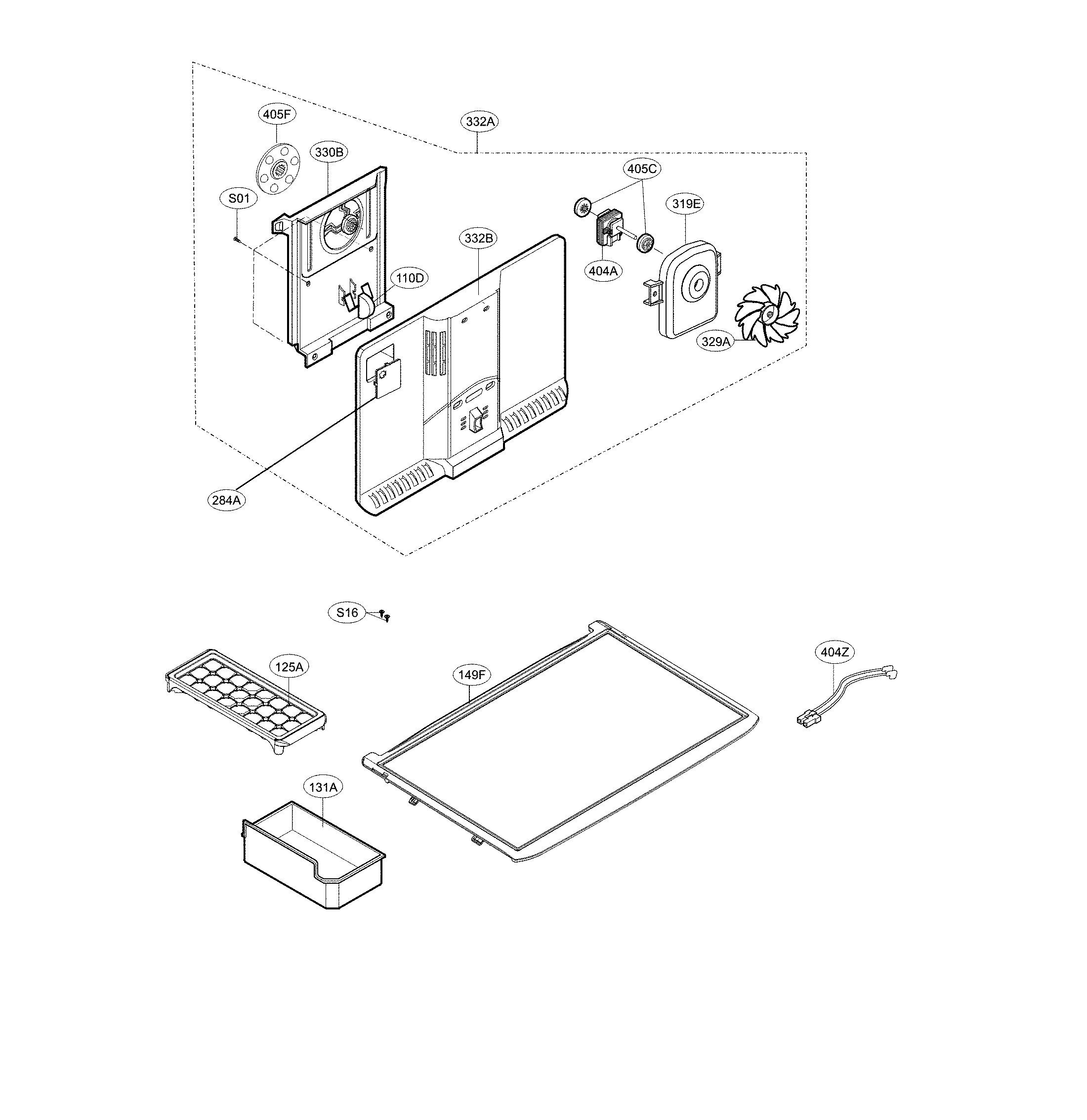 Freezer parts