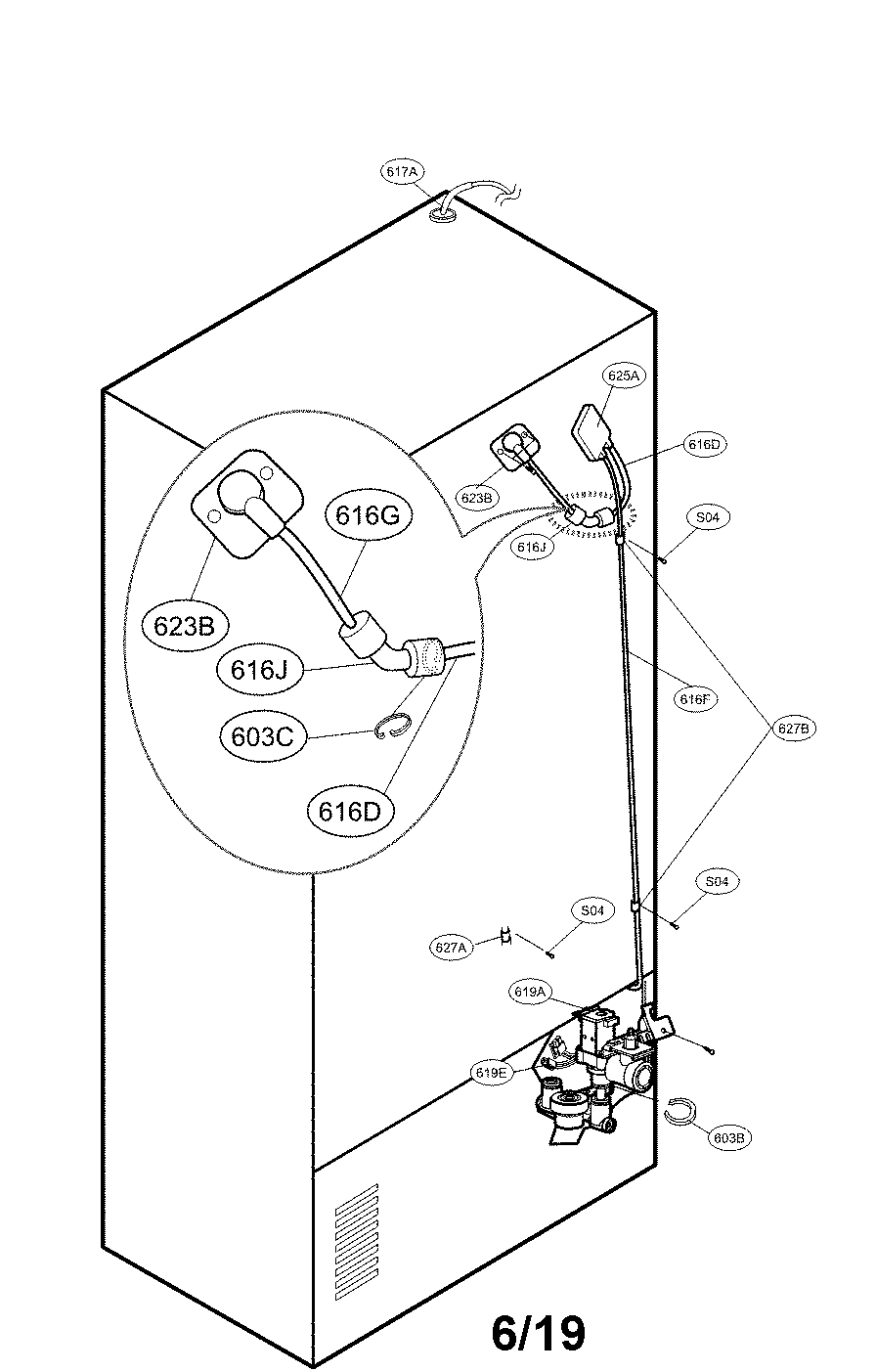 Valve and water parts