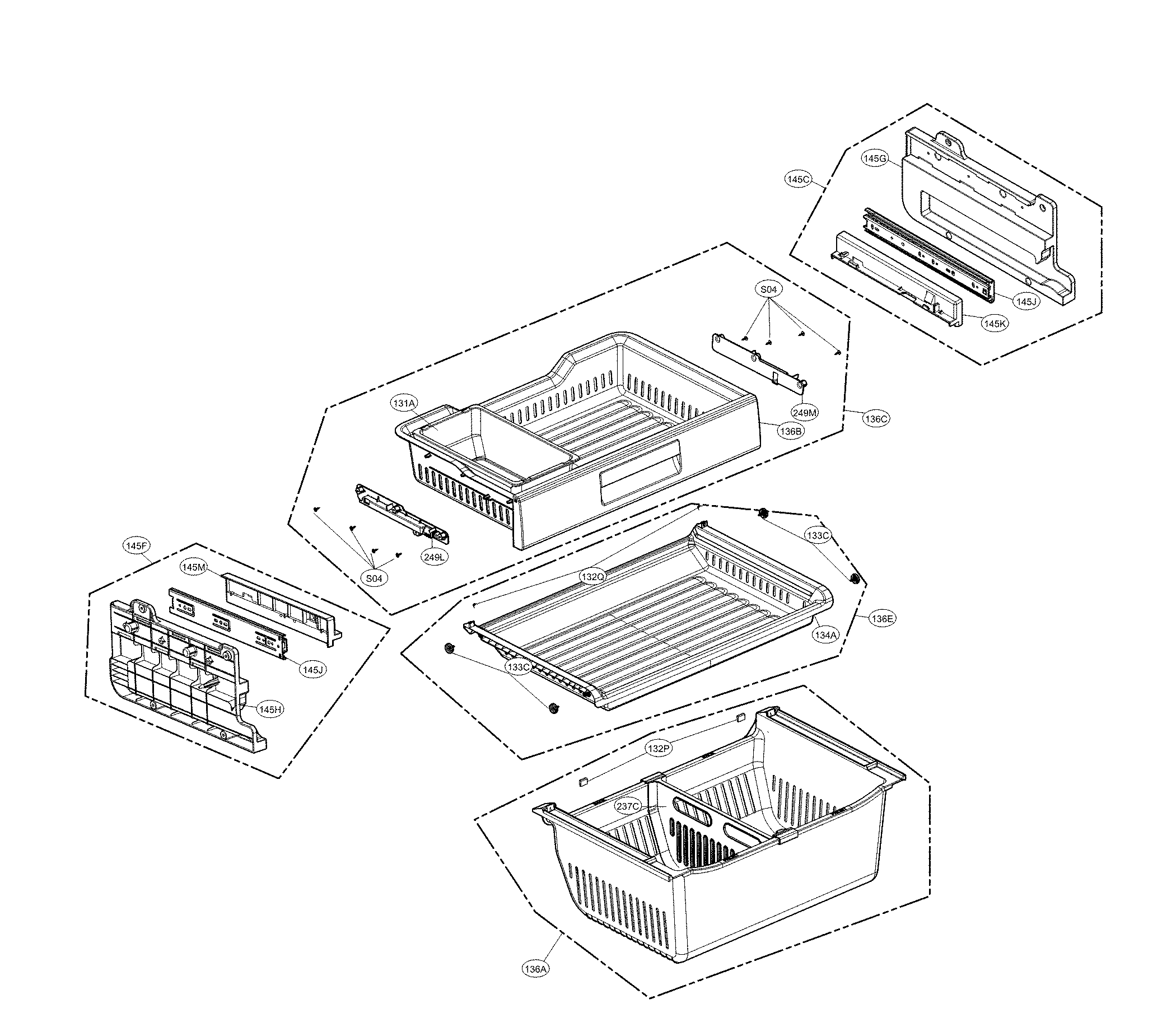 Freezer parts