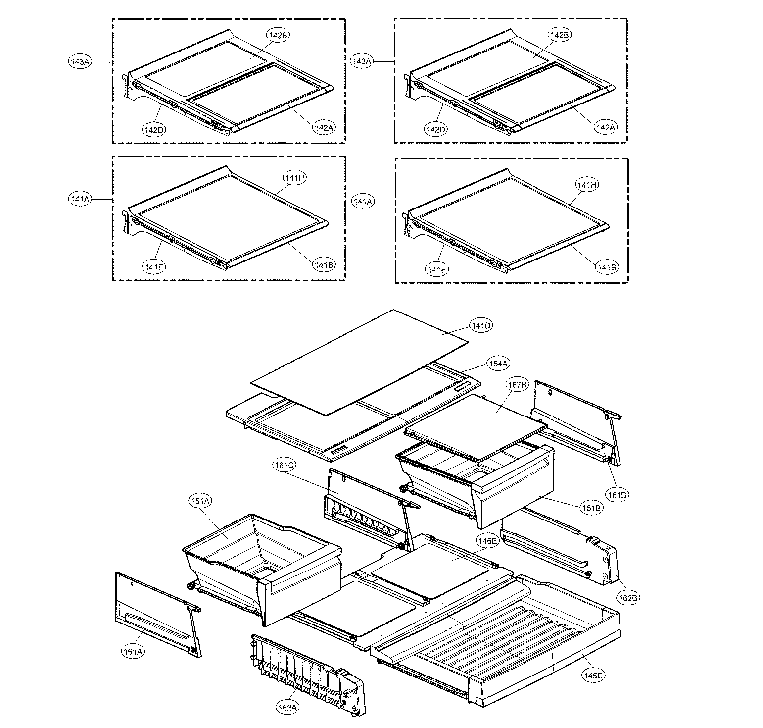 Refrigerator parts