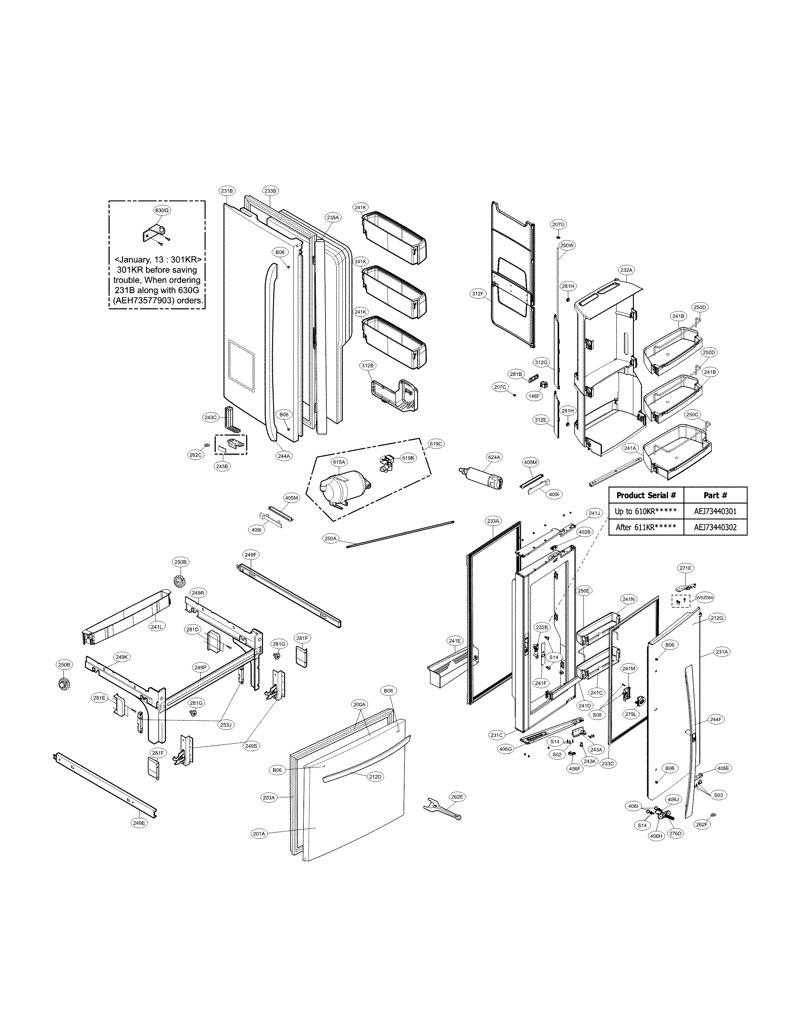 Door parts