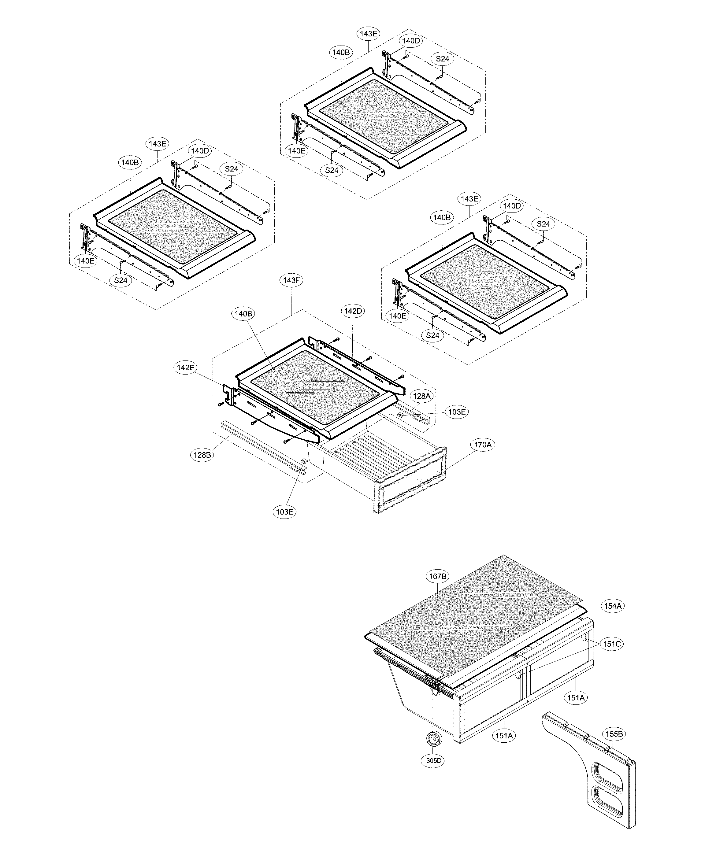 Refrigerator parts