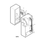 Kenmore Elite 79578556801 ice maker freezer parts diagram