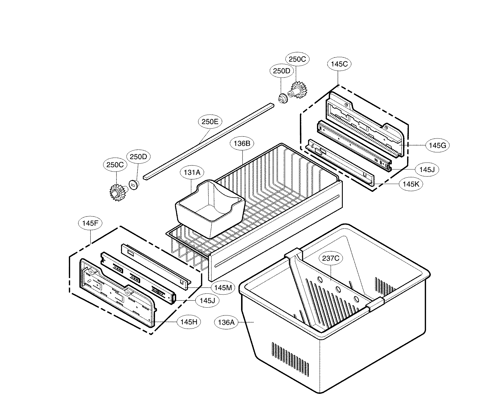 Freezer parts