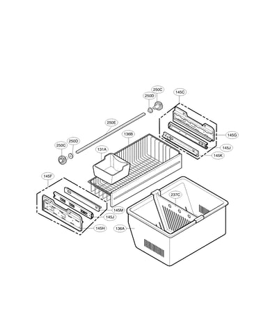 Freezer parts