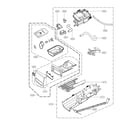 Kenmore Elite 79691548210 panel drawer parts diagram