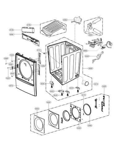 Cabinet and door parts