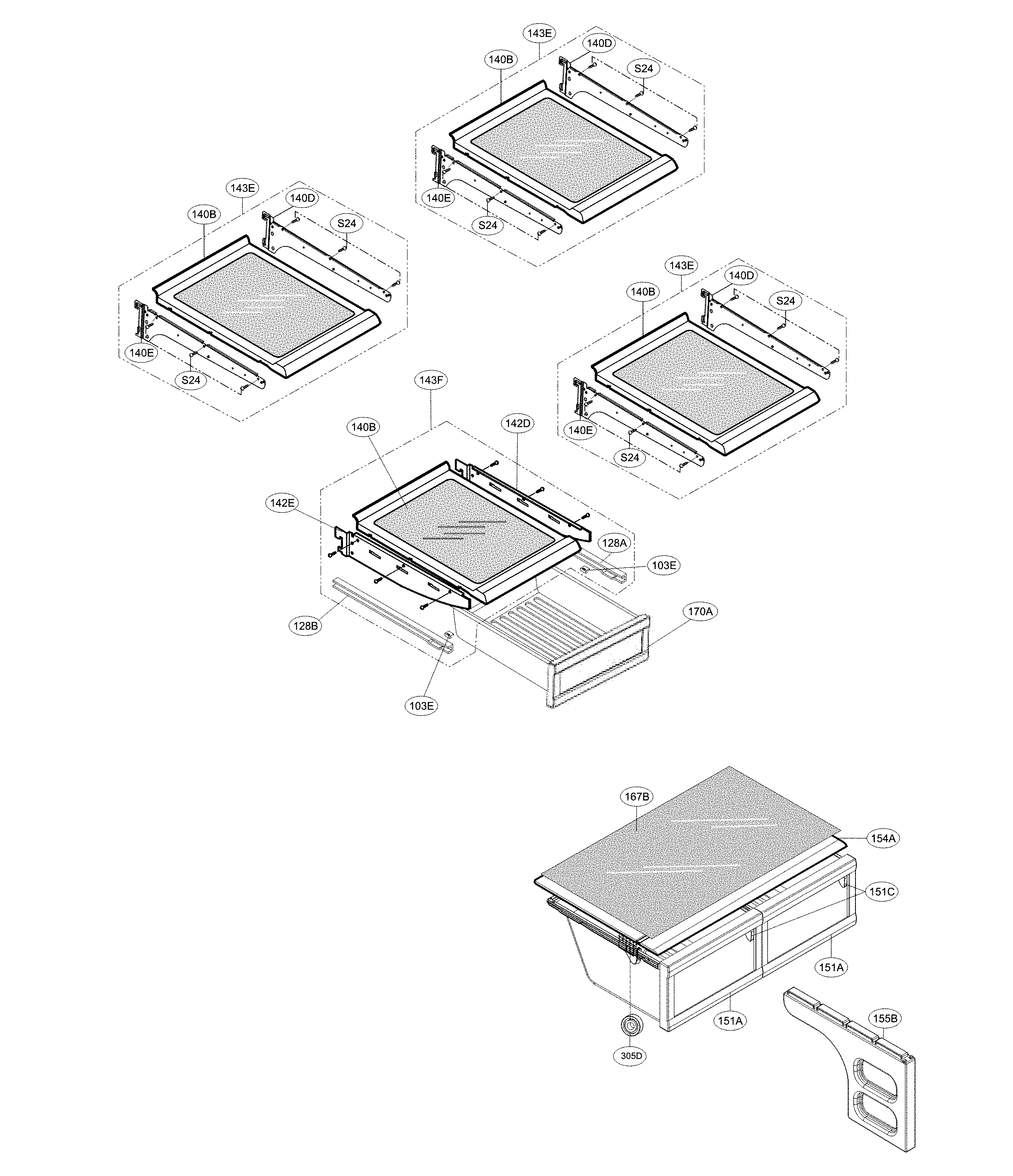 Refrigerator parts