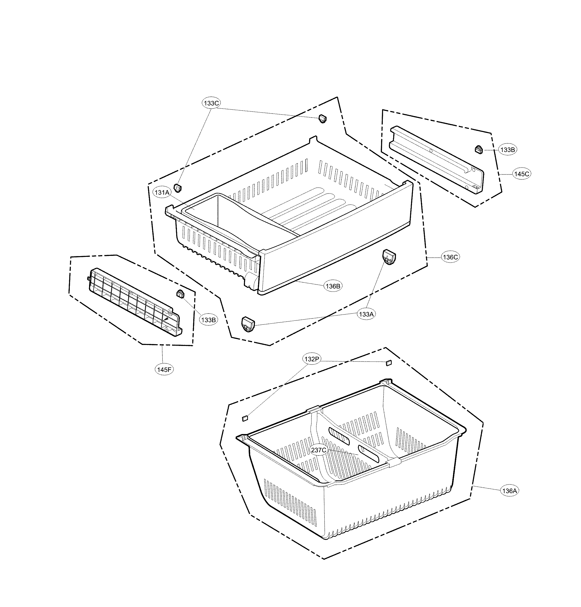 Freezer parts