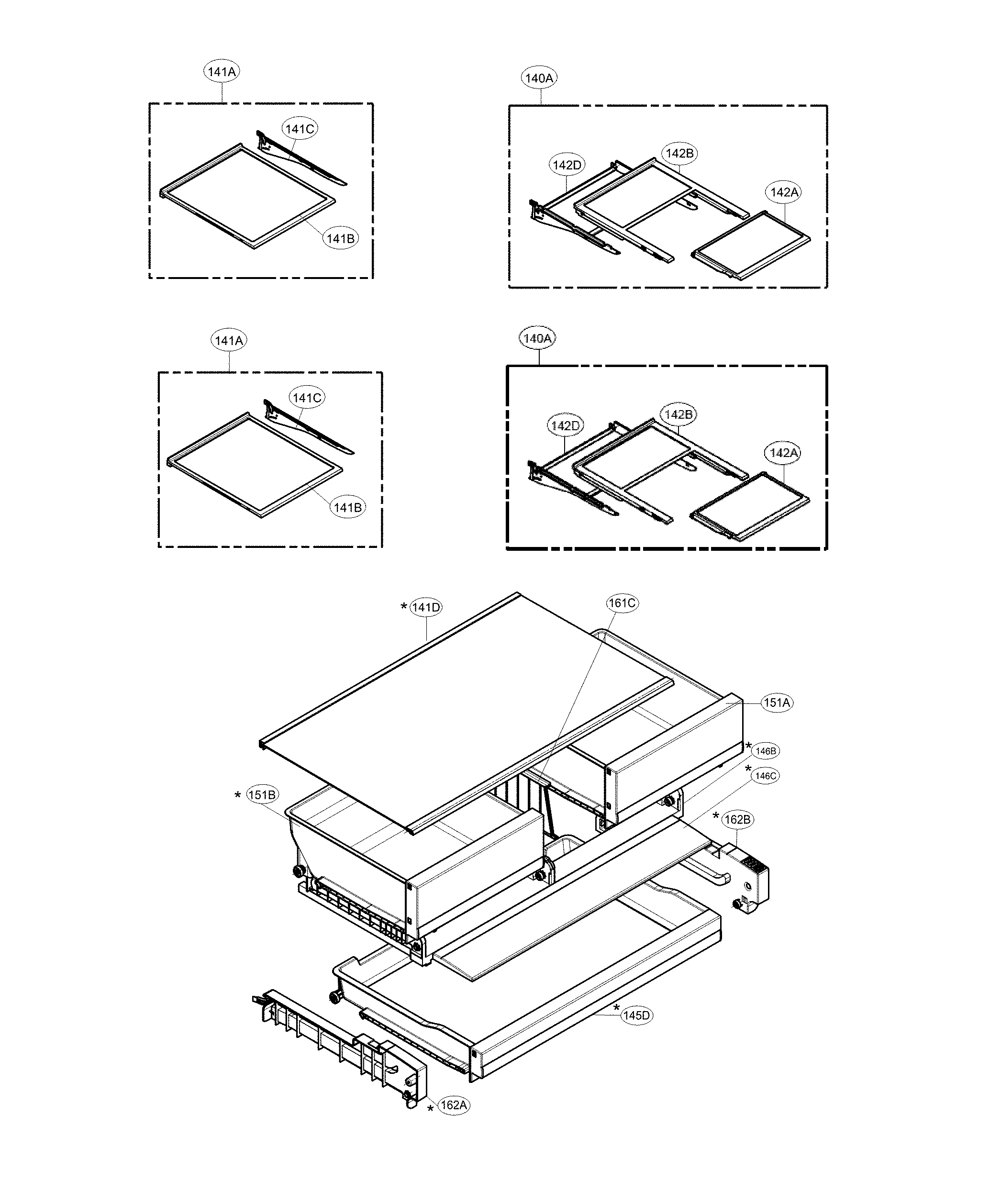 Refrigerator parts