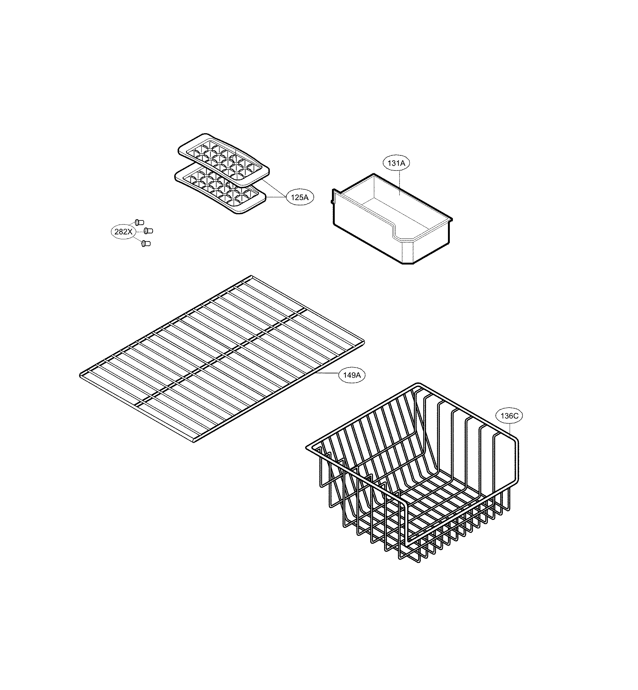 Freezer parts