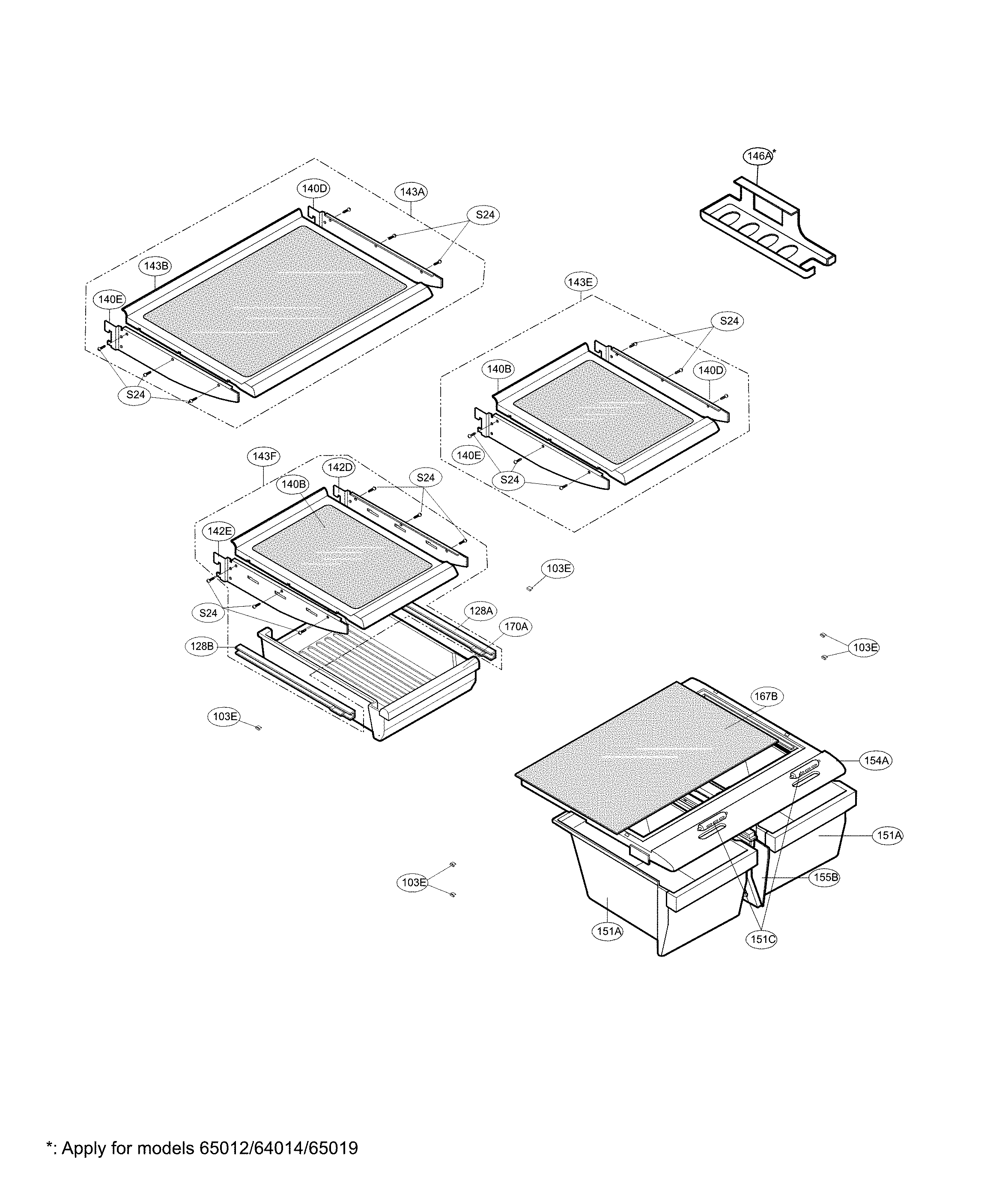 Refrigerator parts