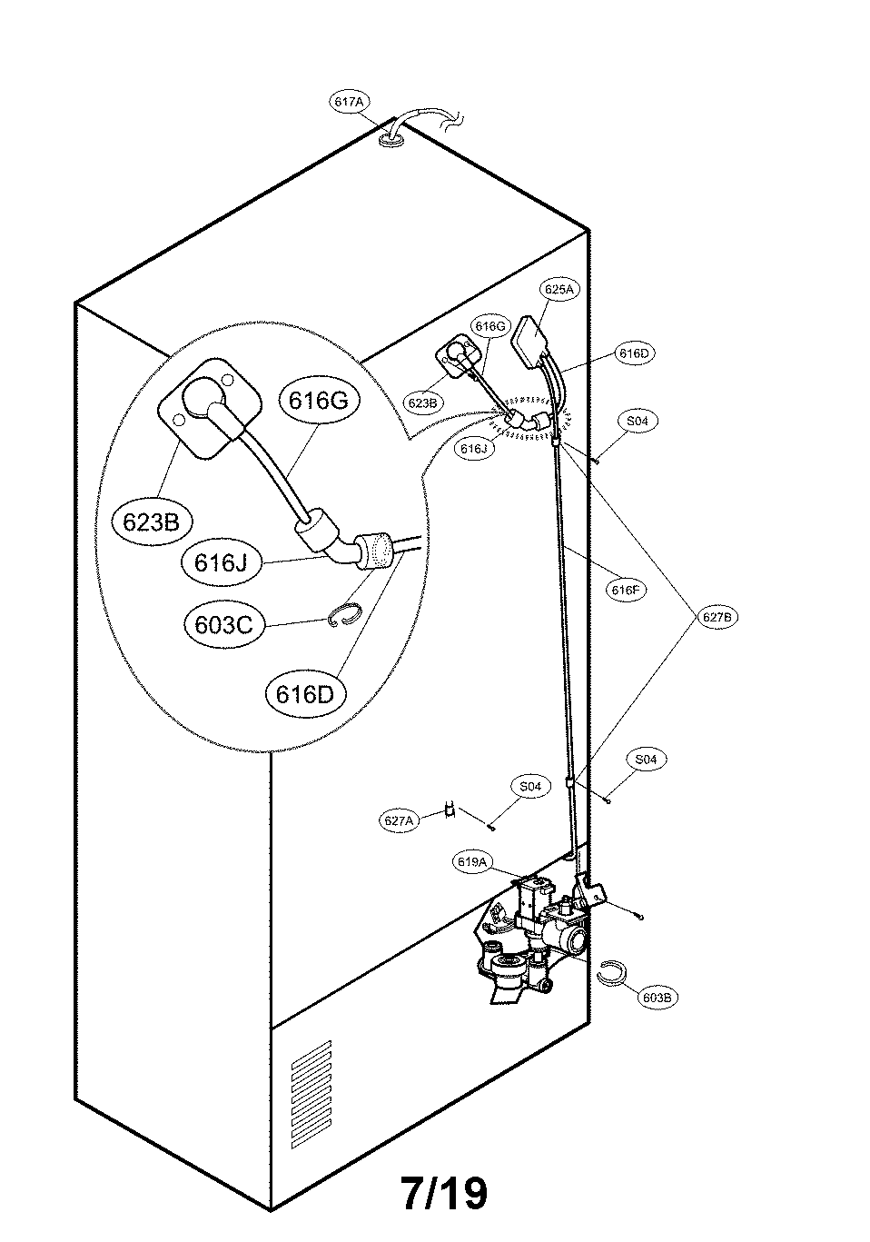 VALVE AND WATER PARTS