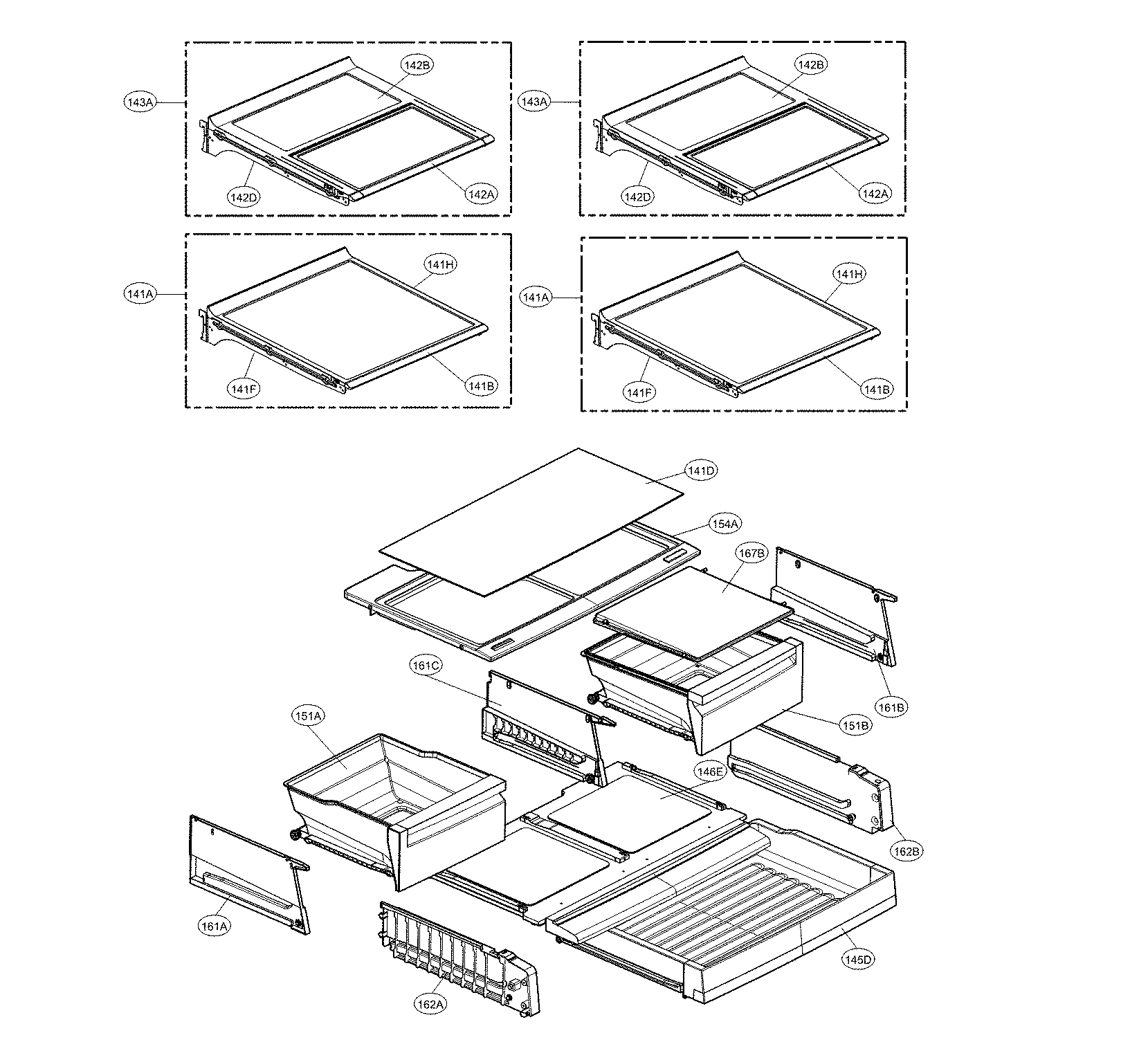 Refrigerator parts