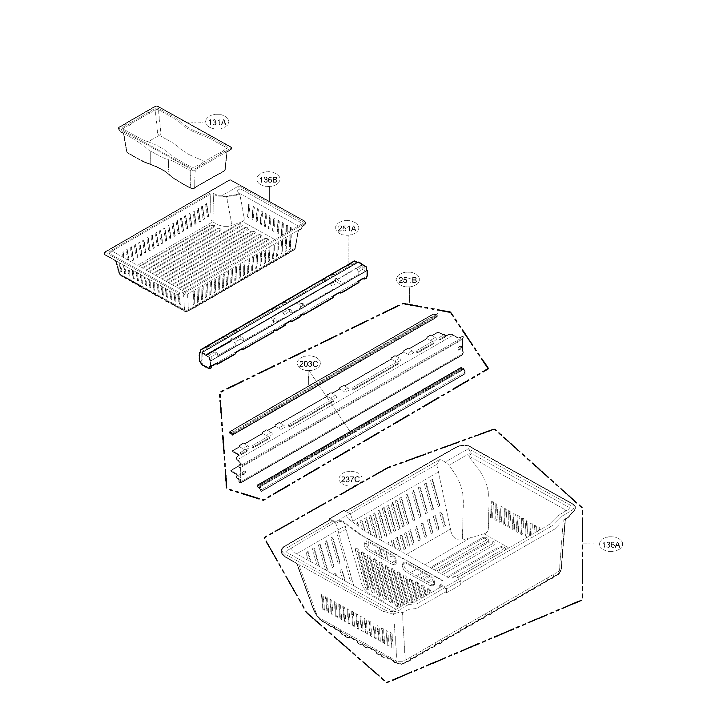 Freezer parts