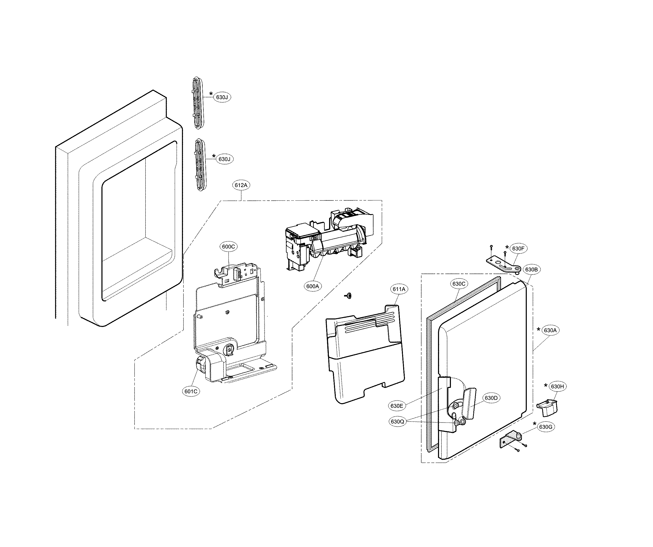 Ice maker parts