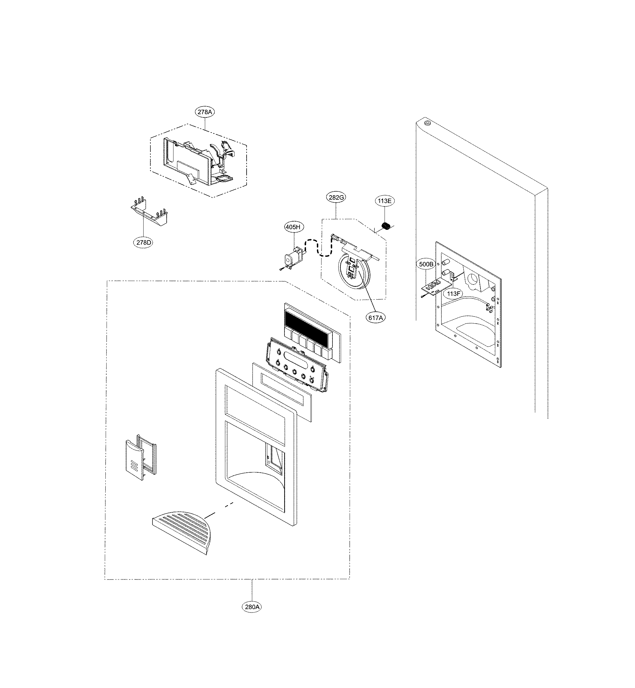 DISPENSER PARTS