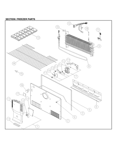Freezer parts