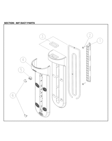 M/f duct parts