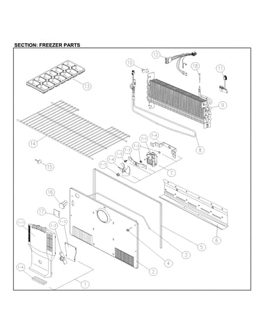 Freezer parts