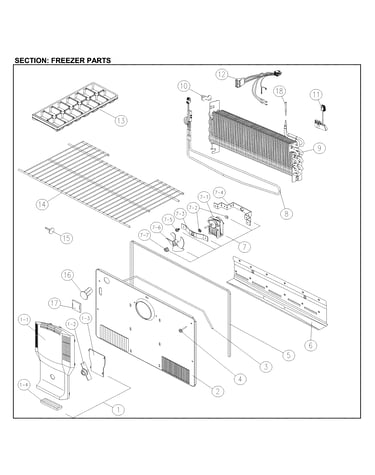 Freezer parts