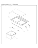 Crisper and shelf