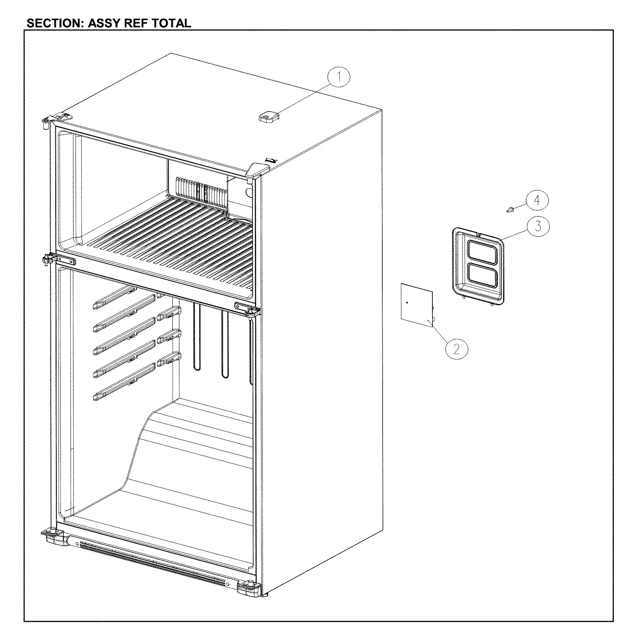 Refrigerator assy