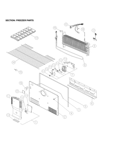 Freezer parts