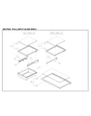 Full/split glass shelves
