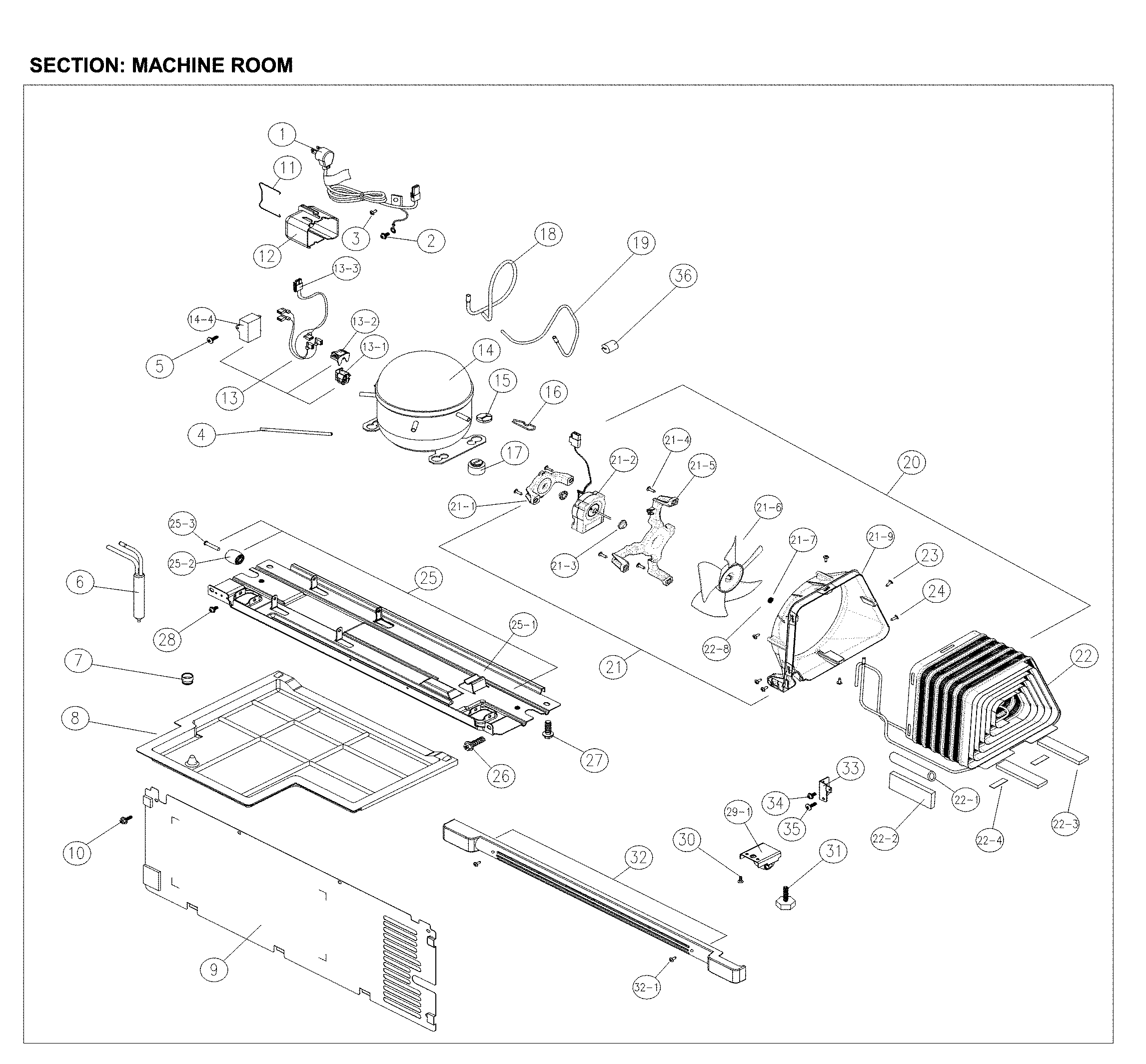 Machine parts
