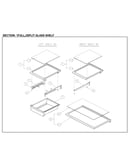 Full/split glass shelves