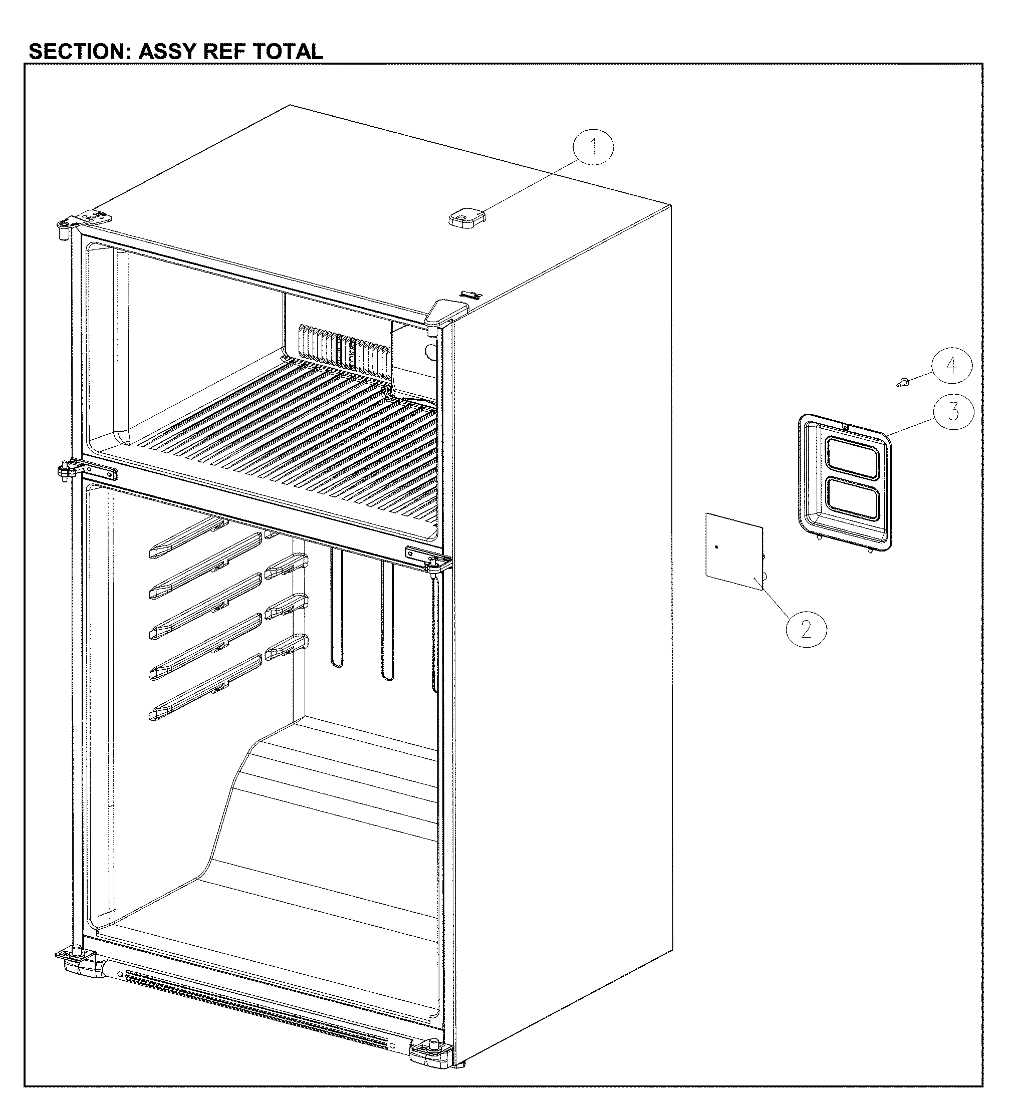 Refrigerator assy
