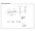 Kenmore 11161215612 handle parts diagram